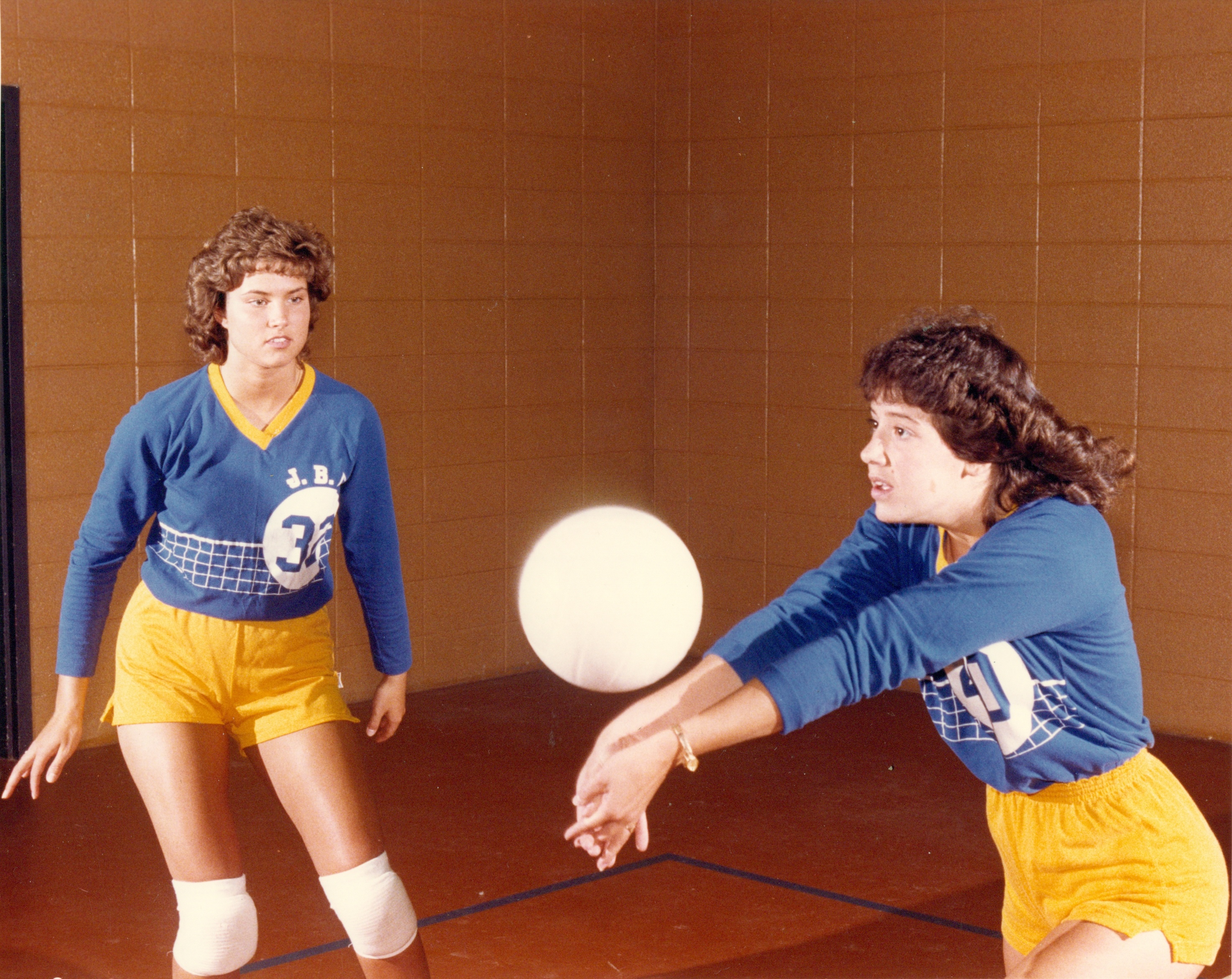 Volleyball — then